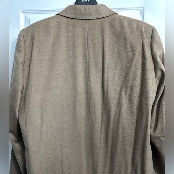 Lots Of Damage Not For Sale Boss MENS pure cashmere camel color coat - Picture 8 of 12